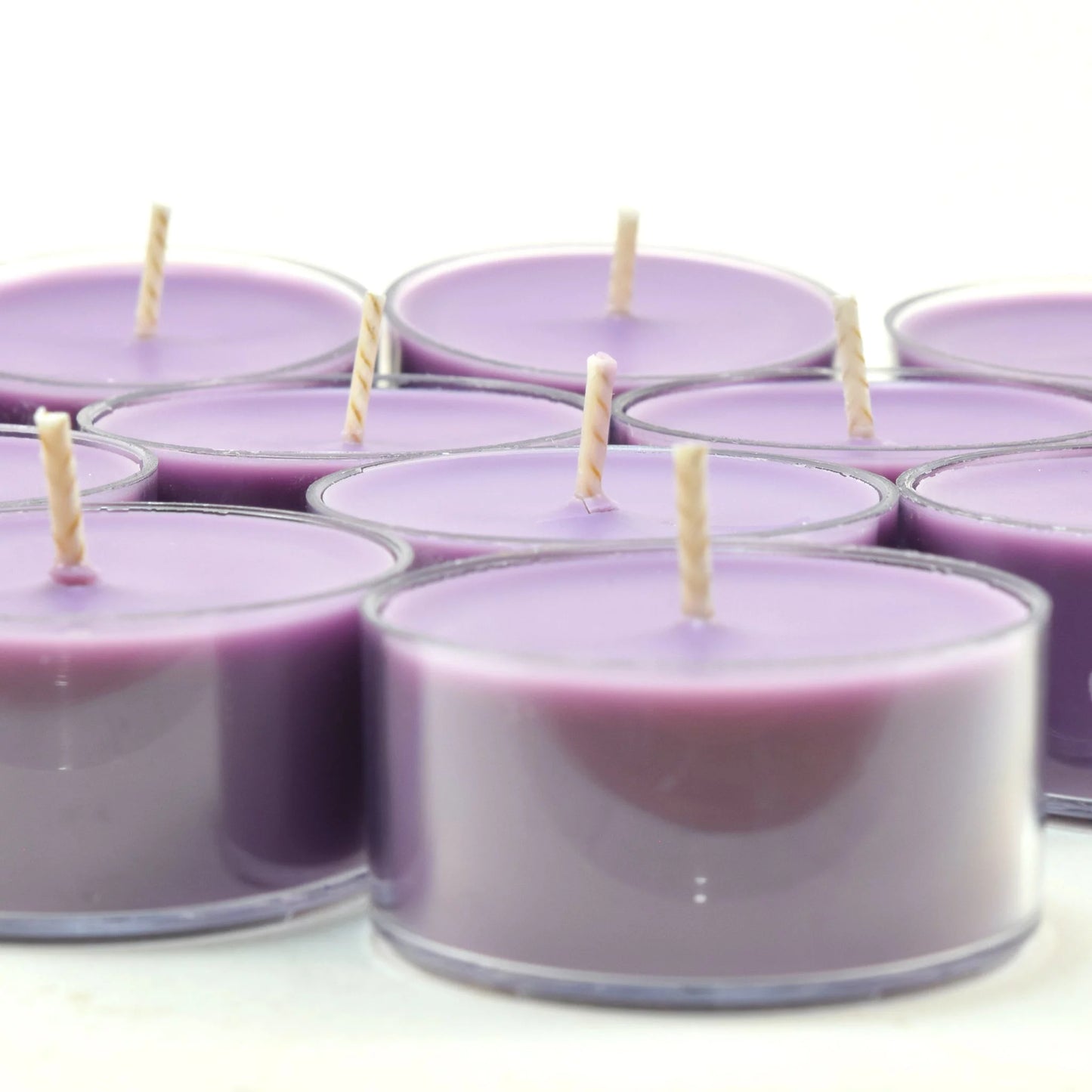 , Old-Fashioned Lilac, Scented Tea Lights, Soy Candles, 12-Pack